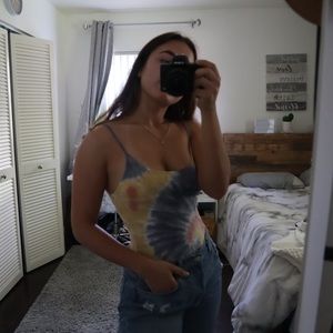 Colorful Tie Dye Bodysuit